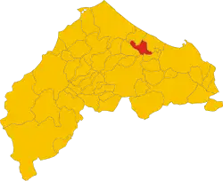 Localisation de Chiaravalle