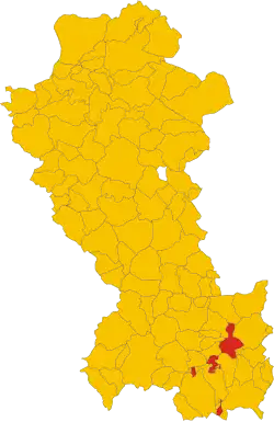 Localisation de Chiaromonte