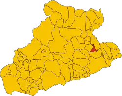 Localisation de Chiusavecchia