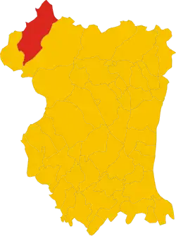 Localisation de Cimolais