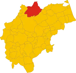 Localisation de Cingoli