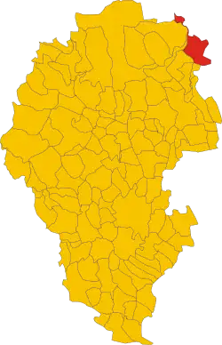 Localisation de Cismon del Grappa