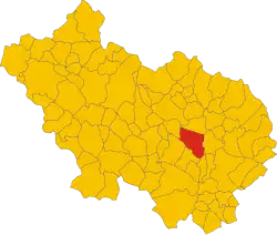 Localisation de Colle San Magno