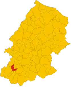 Localisation de Colle d'Anchise