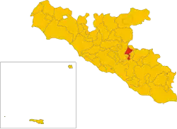 Localisation de Comitini