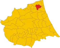 Localisation de Corropoli