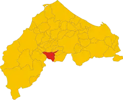 Localisation de Cupramontana