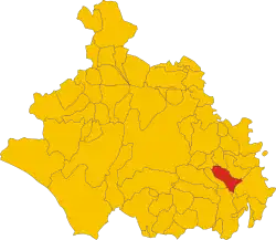 Localisation de Fabrica di Roma