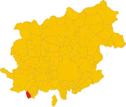 Localisation de Forchia