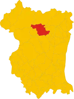 Localisation de Frisanco