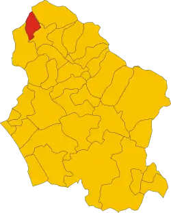 Localisation de Giuncugnano