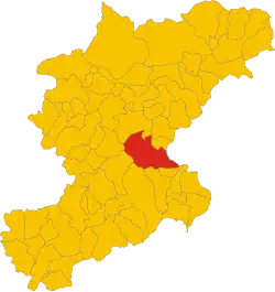 Localisation de Longarone