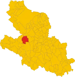 Localisation de Massa d’Albe