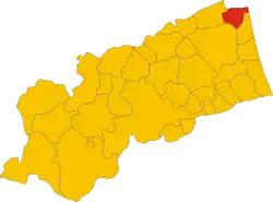 Localisation de Massignano
