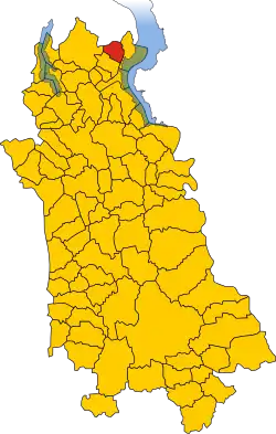 Localisation de Massino Visconti