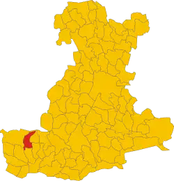 Localisation de Megliadino San Fidenzio