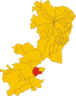 Localisation de Militello in Val di Catania