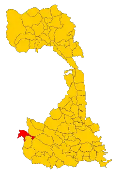 Localisation de Moncrivello