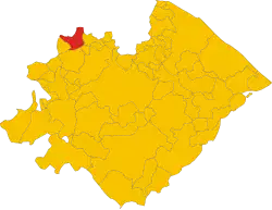 Localisation de Monte Grimano