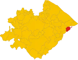 Localisation de Monte Porzio