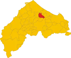Localisation de Monte San Vito
