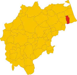 Localisation de Montecosaro
