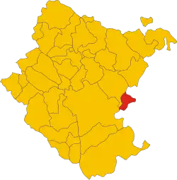Localisation de Monterchi