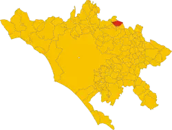 Localisation de Montorio Romano