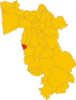 Localisation de Orciano Pisano