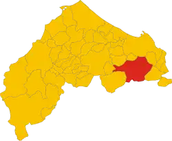 Localisation de Osimo