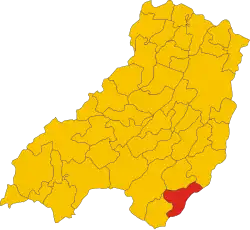 Localisation de Palanzano