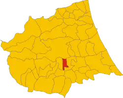 Localisation de Penna Sant'Andrea