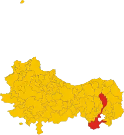 Localisation de Petralia Sottana