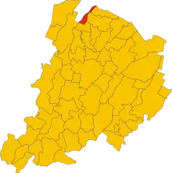 Localisation de Pieve di Cento