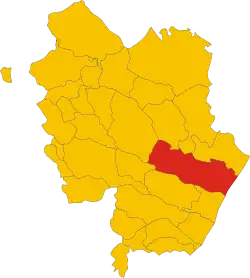 Localisation de Pisticci