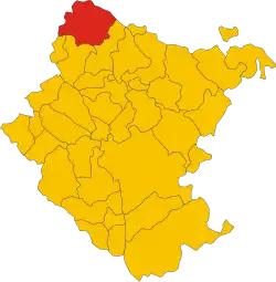 Localisation de Pratovecchio-Stia