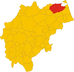 Localisation de Recanati