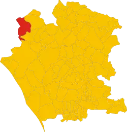 Localisation de Rocca d'Evandro