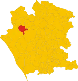 Localisation de Roccamonfina