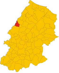Localisation de Roccavivara
