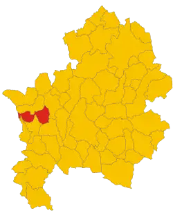 Localisation de Rocchetta a Volturno