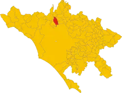 Localisation de Sacrofano