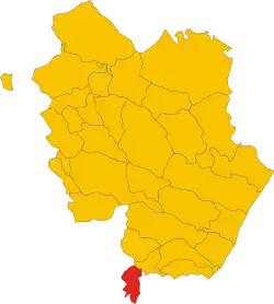 Localisation de San Giorgio Lucano