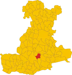 Localisation de San Pietro Viminario