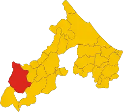 Localisation de Sant'Agata Feltria