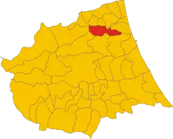 Localisation de Sant'Omero
