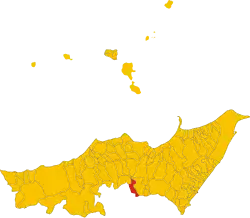 Localisation de Santa Domenica Vittoria