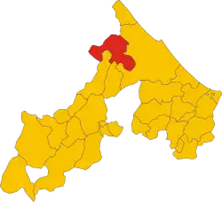 Localisation de Santarcangelo di Romagna