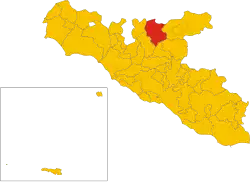 Localisation de Santo Stefano Quisquina