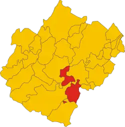 Localisation de Sarsina